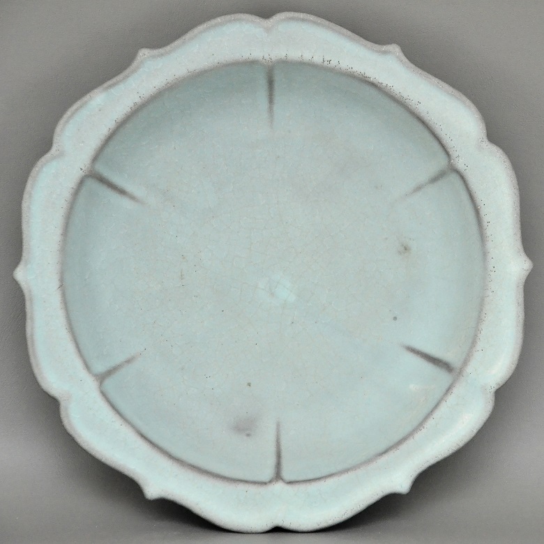 A Rare Blue Sky Jun Ware Plate, Song Dynasty